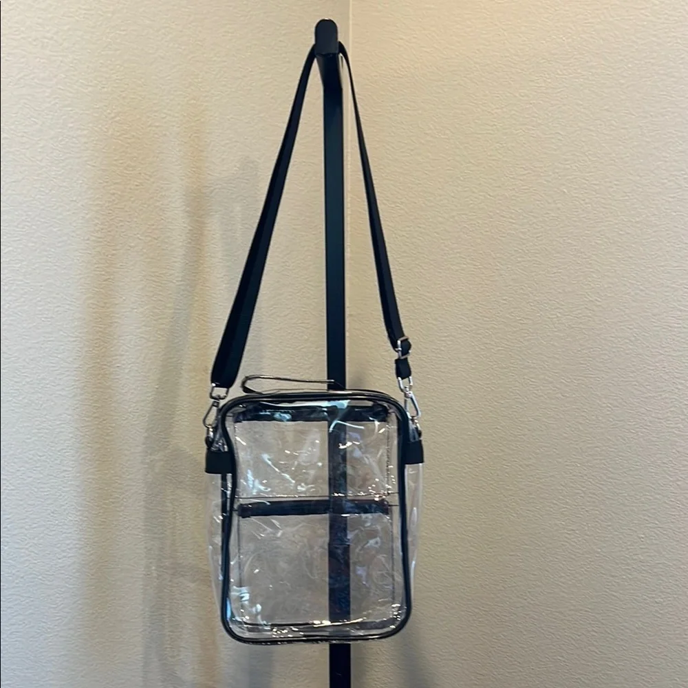 Transparent Black Crossbody Bag NWOT